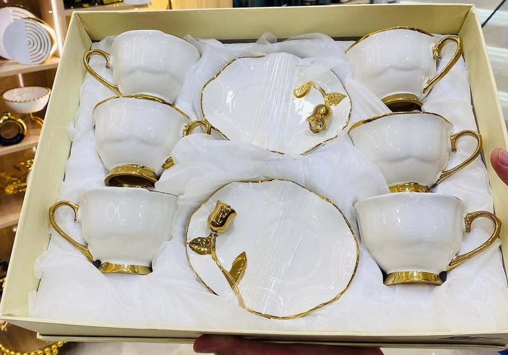 Service café noir ( fleur)